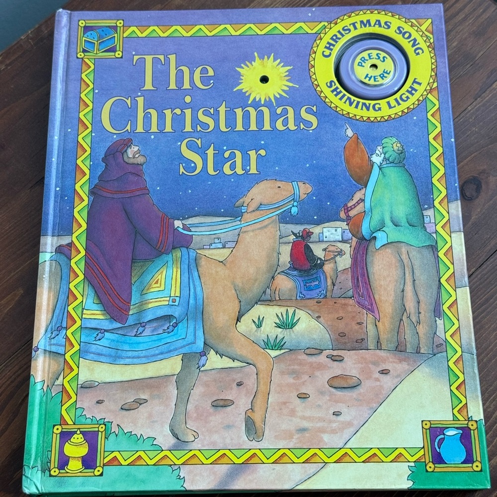 The Christmas Star Christian Nativity Singing Children’s Christmas Book c1992